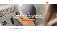Desktop Screenshot of nocake.de